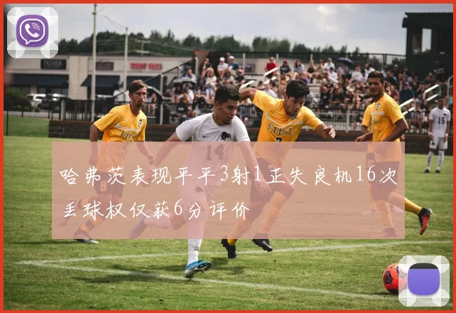 哈弗茨表现平平3射1正失良机16次丢球权仅获6分评价
