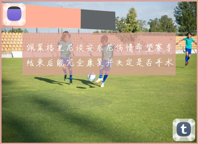 佩莱格里尼谈安东尼伤情希望赛季结束后能完全康复并决定是否手术